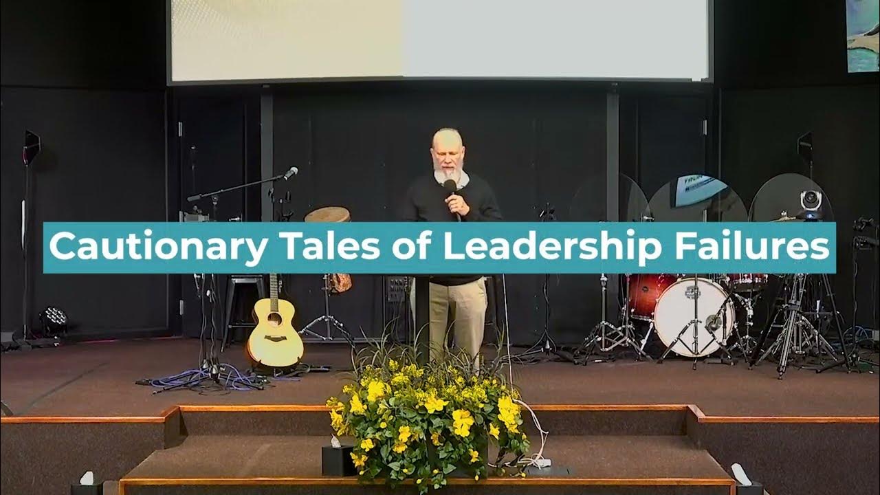 video screenshot of Michael preaching - Cautionary Tales of Leadership Failures